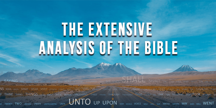 Extensive Bible Analysis Download
